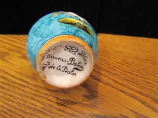 2 RARE ANTIQUE ULYSSES BLOIS E BALON CERAMIC COLLECTIBLES